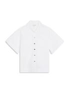 Sandro Abby Cotton Short Sleeve Shirt