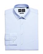 Boss Hank Slim Fit Wave Print Dress Shirt