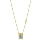 Chimento 18k Yellow & White Gold Supreme Collection Ridge Arc Pendant Necklace With Diamonds, 17.5
