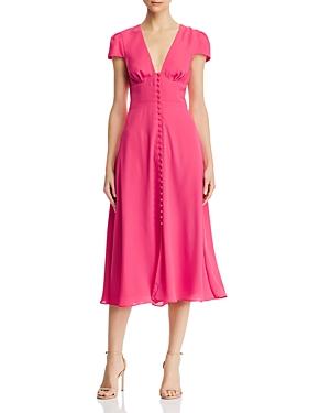 Fame And Partners The Poplar Short-sleeve Button-front Dress