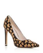 Kenneth Cole Women's Riley Leopard Print Calf Hair Pointed-toe Pumps