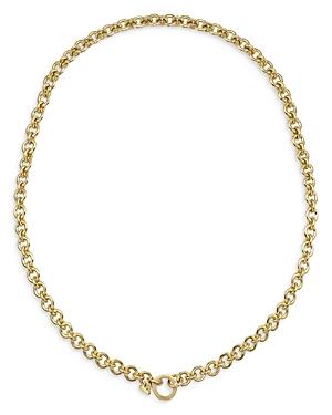 Temple St. Clair 18k Yellow Gold Mini Jean D'arc Chain Necklace, 24