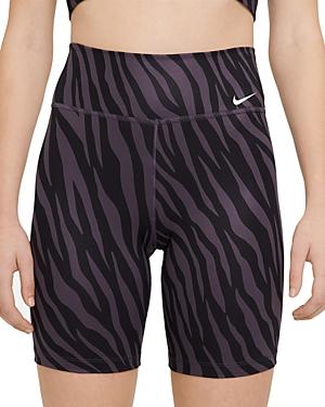 Nike One Animal Stripe Bike Shorts