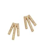 Moon & Meadow Diamond Triple Bar Earrings In 14k Yellow Gold, 0.20 Ct. T.w. - 100% Exclusive
