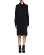 Whistles Cashmere Cowlneck Sweater Dress
