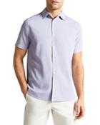 Ted Baker Barlake Short Sleeve Silk Shirt