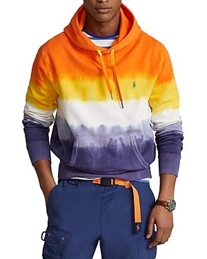 Polo Ralph Lauren Cotton Blend Fleece Tie Dyed Stripe Regular Fit Hoodie