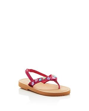 Capelli Girls' Glitter Daisy Sandals - Toddler, Big Kid - Compare At $14
