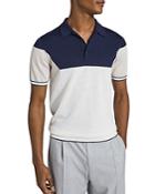 Reiss Gerrard Color Block Slim Fit Polo Shirt