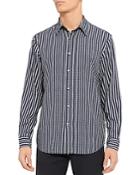 Theory Noll Vestal Print Regular Fit Button Down Shirt