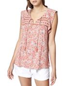 Sanctuary Wild Belle Embroidered Print Tank