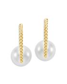 Mastoloni 18k Yellow Gold And Cultured Freshwater Pearl Earrings