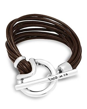 Uno De 50 Meeting Point Leather Bracelet