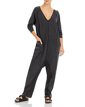 Free People Hot Shot Long Sleeve Jumpsuit