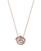 Bloomingdale's Diamond Rose Flower Pendant Necklace In 14k Rose Gold, 0.30 Ct. T.w. - 100% Exclusive