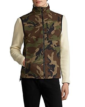 Polo Ralph Lauren Stretch Camo Water Repellent Full Zip Soft Shell Vest