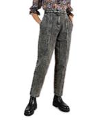 Ted Baker Made In Britain Peg Leg Jeans In Gray