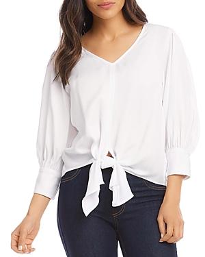 Karen Kane Tie Hem Top