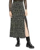 Ted Baker Deeana Printed Side Slit Skirt