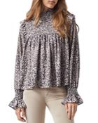 French Connection Erika Draped Smocked Top