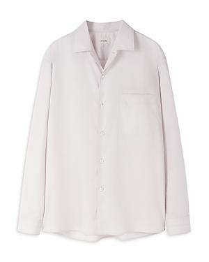 Lemaire Lilac Ice Convertible Long Sleeve Shirt