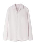 Lemaire Lilac Ice Convertible Long Sleeve Shirt