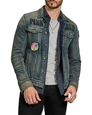 John Varvatos Star Usa Pink Floyd Slim Fit Trucker Jacket