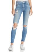 Mother High-waisted Looker Ankle Skinny Jeans In Push The Envelope