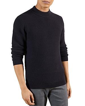 Ted Baker Ovatake Textured Mock Neck Sweater