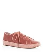 Joie Women's Daryl Velvet Lace Up Sneakers