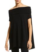 Michael Kors Collection Cashmere Off The Shoulder Tunic Top