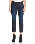Eileen Fisher Straight Cropped Jeans In Deep Indigo - 100% Exclusive