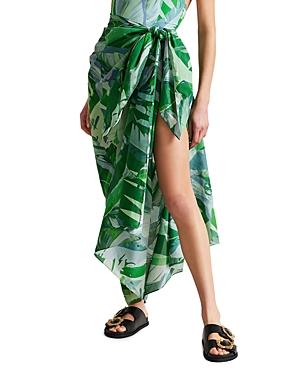 Ted Baker Solia Sunburst Leaf Beach Sarong Swim Cover-up