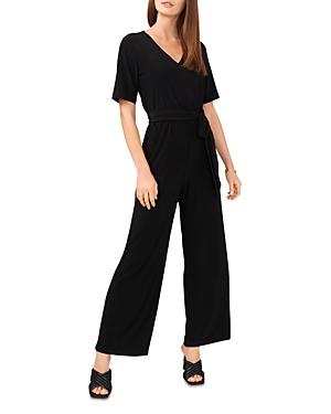 Vince Camuto Elbow-sleeve V-neck Jumpsuit