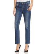 Paige Julia Straight Ankle Jeans In James