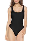 Isabella Rose Side Bow Ties One Piece Swimsuit
