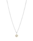Bloomingdale's Marc & Marcella Diamond Heart Pendant Necklace In Sterling Silver & 14k Gold-plated Sterling Silver, 0.21 Ct. T.w. 17 - 100% Exclusive