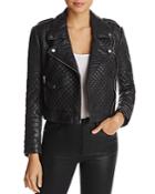 Joe's Jeans Michelin Quilted Leather Moto Jacket
