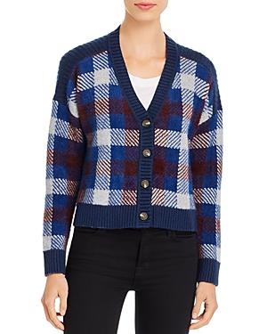 1.state Plaid Cropped Cardigan