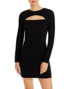 Aqua Cut Out Long Sleeve Mini Dress - 100% Exclusive