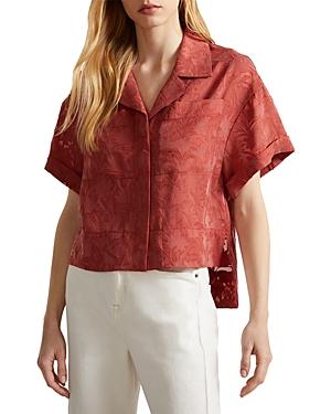Ted Baker Cilest Boxy Short Sleeve Shirt