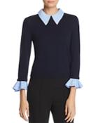 Alice + Olivia Aster Layered-look Sweater