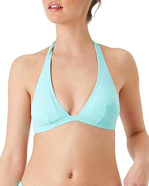 Vilebrequin Jacquard Plumes Triangle Bikini Top