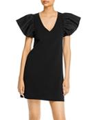 Sundays Chloe Ruffle Sleeve Mini Dress