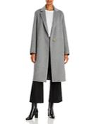 Vince Notched Collar Topper Coat
