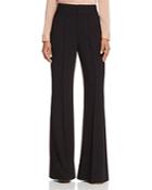 Alice + Olivia Dawn Front Pintuck Flared Pants