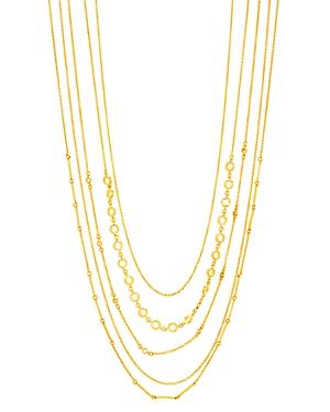 Gorjana Shimmer Necklaces, Set Of 5