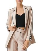 Alice And Olivia Valeria Long Blazer