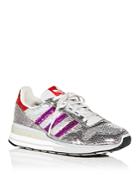 Adidas Women's Zx 500 Sequin Low Top Sneakers