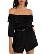 Ba & Sh Doria Off-the-shoulder Romper